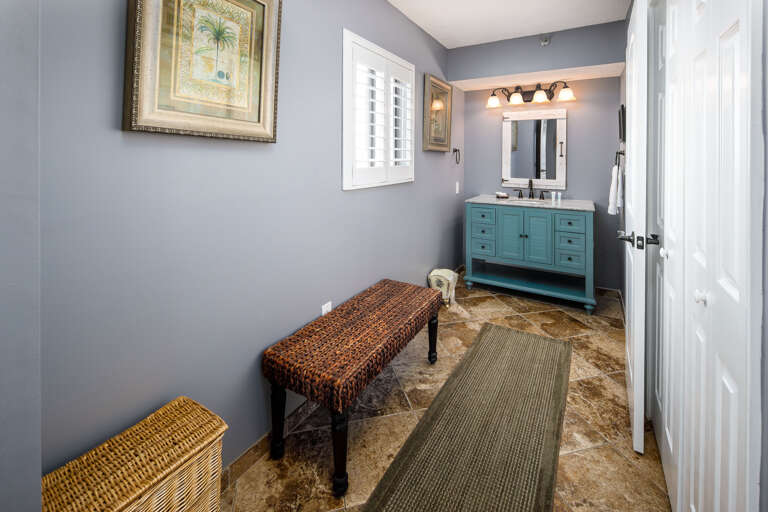 His and hers closets!