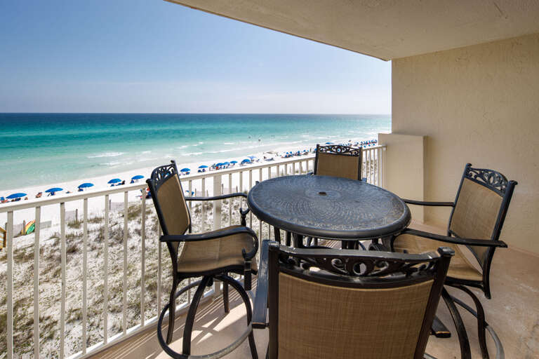 Enjoy some coffee on your balcony table 