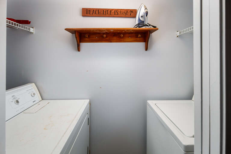 In unit full sized washer and dryer 