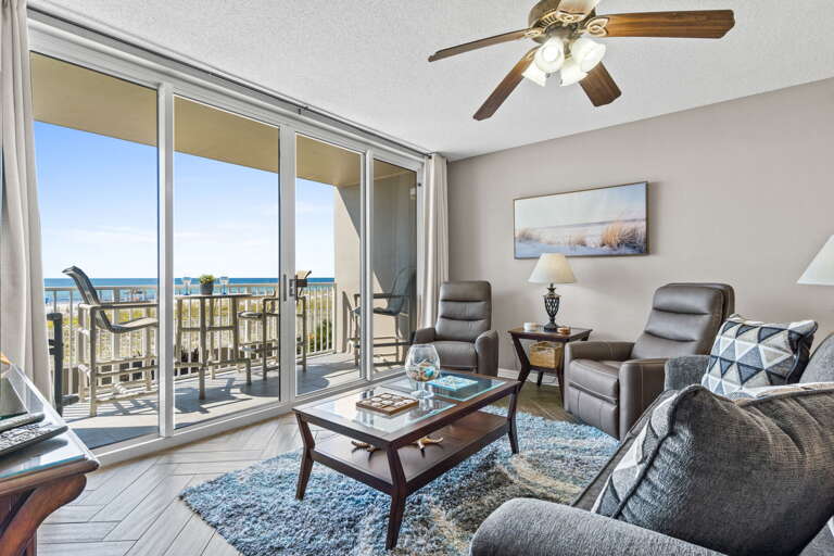 Enjoy some cozy family time after a long beach day!