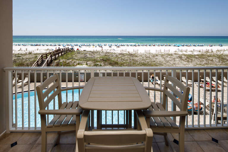 Enjoy the crystal blue pool or the crystal blue Gulf!