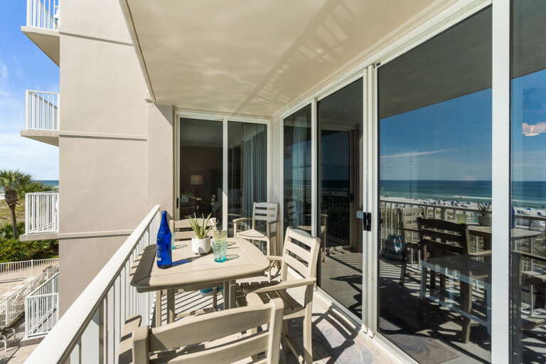 Spacious  balcony!