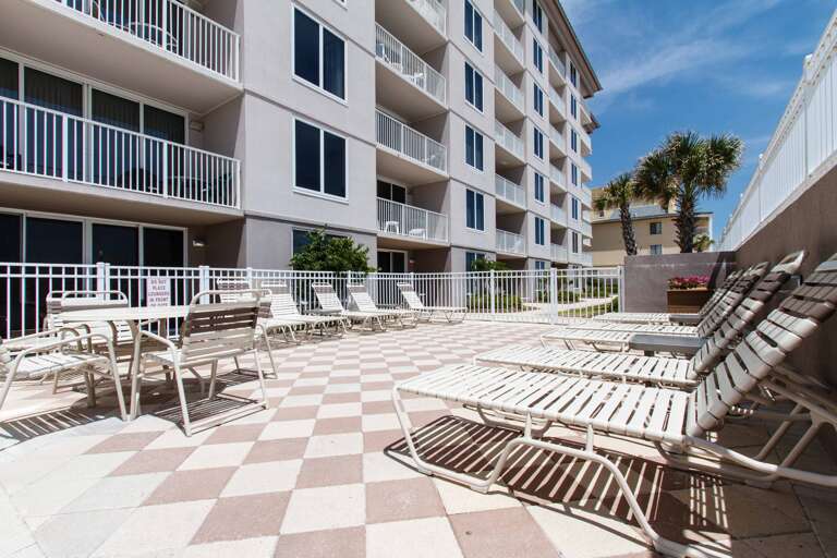 The pool deck offers guest a place to just catch the perfect tan!