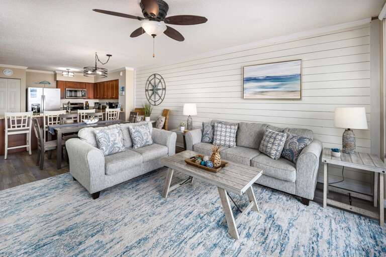 Spacious living room.