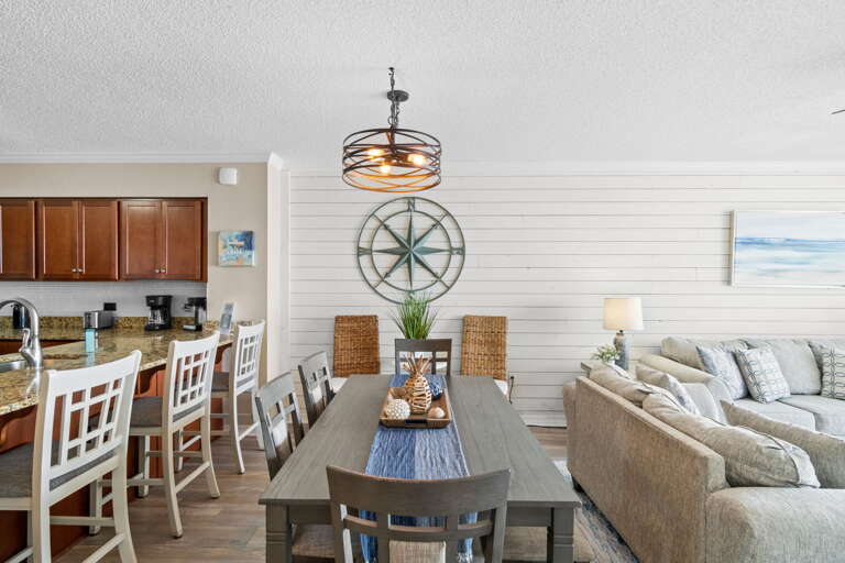 Dining Area: Gather around for delicious meals and laughter in this stylish, spacious setup!