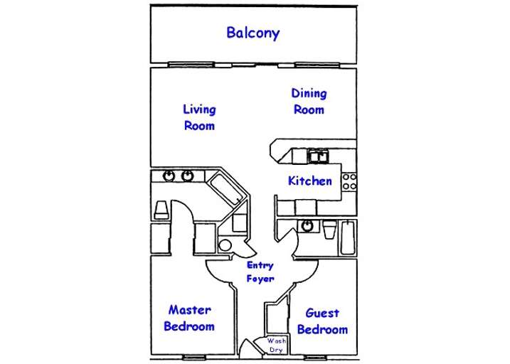 Floor Plan for 202.