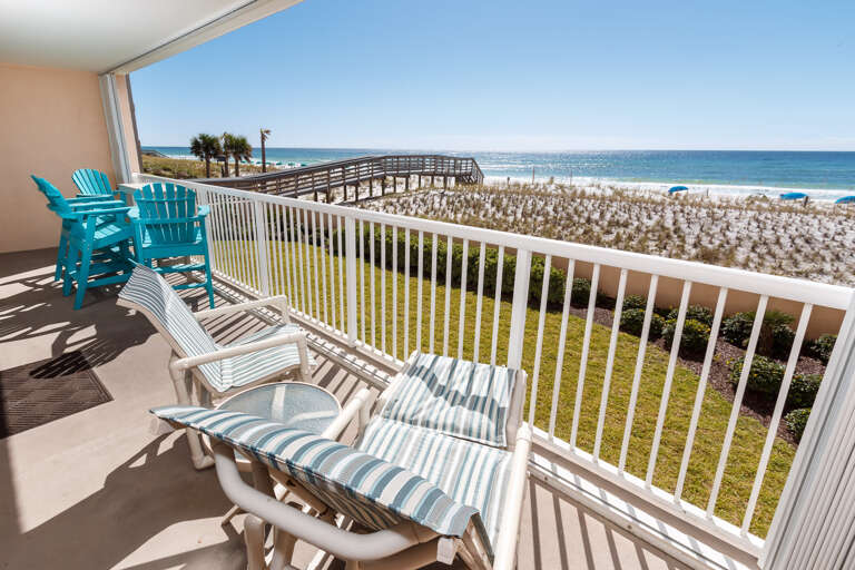 Catch some sun from the comfort of the patio