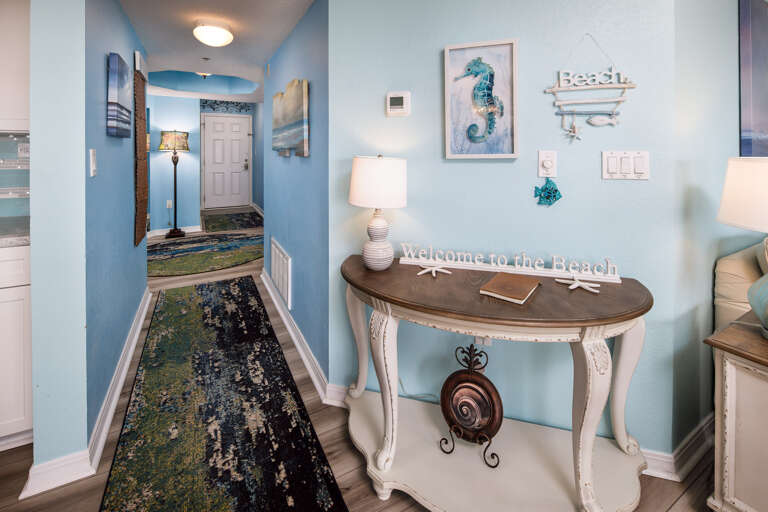 Nice furniture & decor throughout the unit