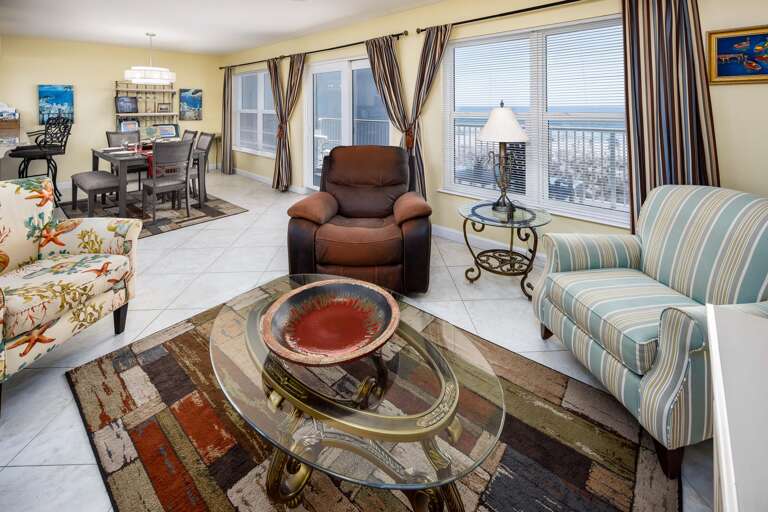 The perfect gathering area for family and friends