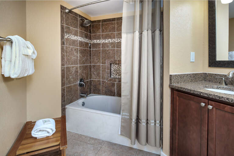 Enjoy the luxuries in this beautifully designed master bathroom.   