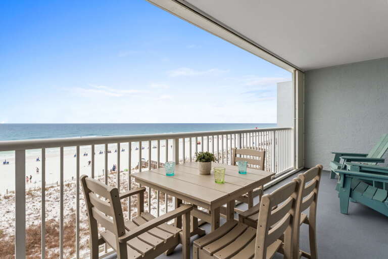 Plenty of seating options to take in the view