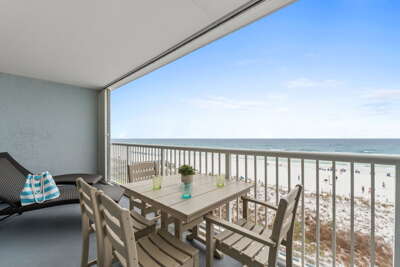 Sit back and relax on this amazing private balcony