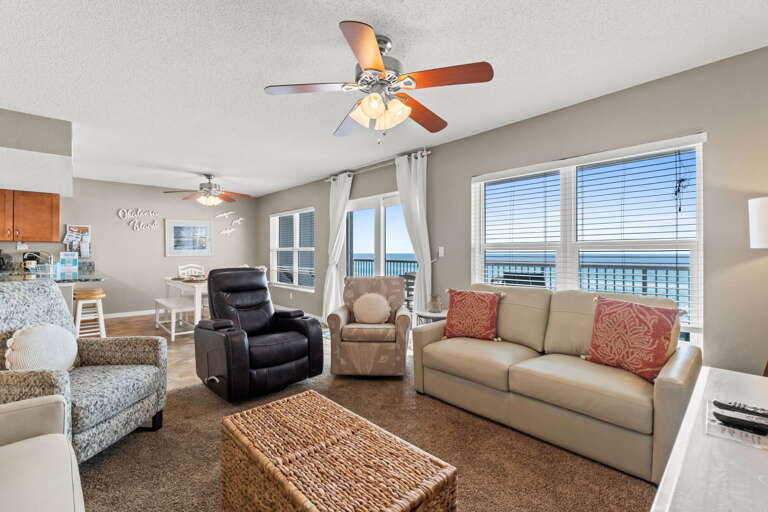 Just steps away from your private balcony!