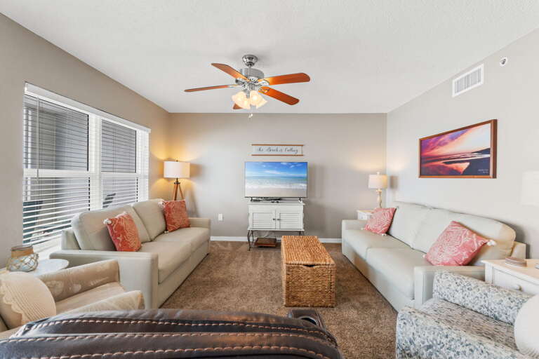 The perfect gathering area for family and friends