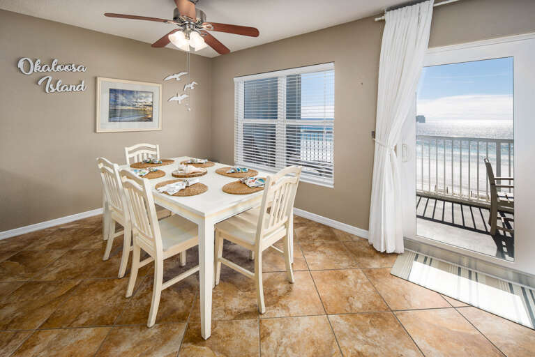 Have a meal while enjoying a view!