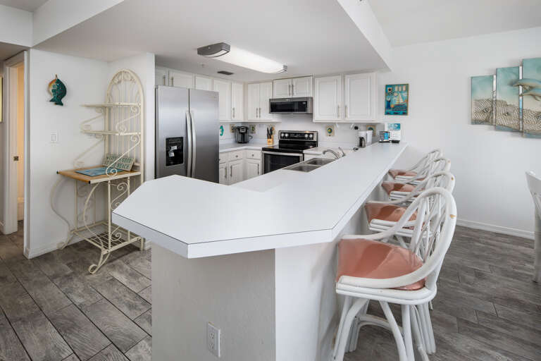 Enjoy a snack at the breakfast bar! 