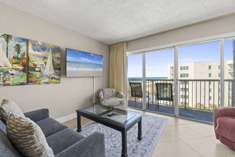 Enjoy a movie night on this huge flat screen TV!