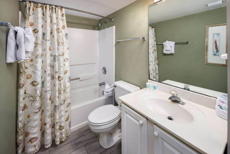 Wash away your worries in the guest bath