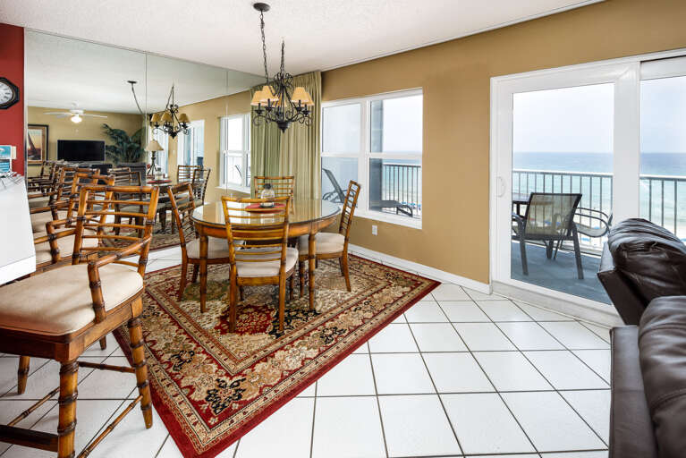 Just steps away from your private balcony 