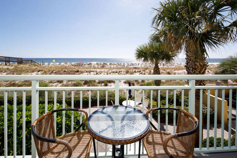 Have your morning coffee while taking in this view. 