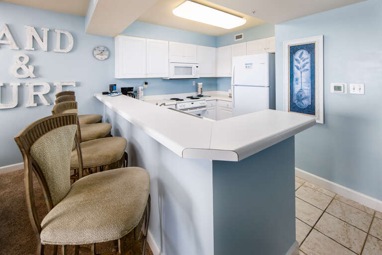 Enjoy a snack at the breakfast bar! 