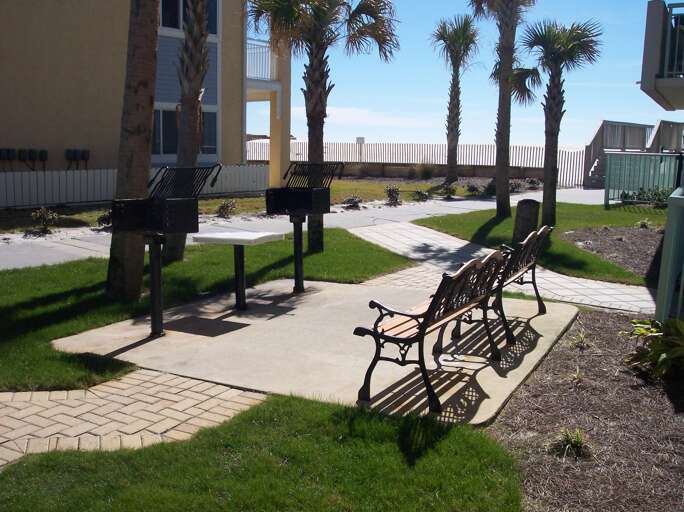 Access to bbq grills located directly off the beach and close to your condo