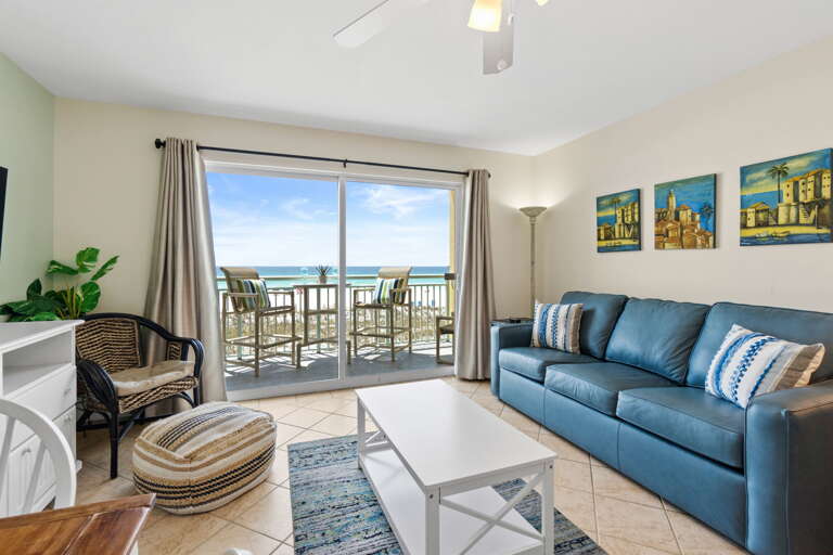 Enjoy a laid-back living space where the ocean views create a calm, breezy atmosphere throughout.
