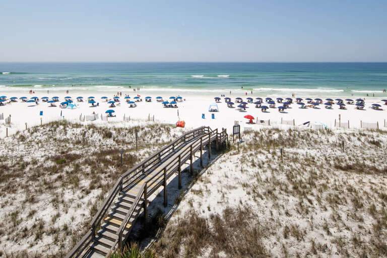 Just a few steps away from some fun in the sun!