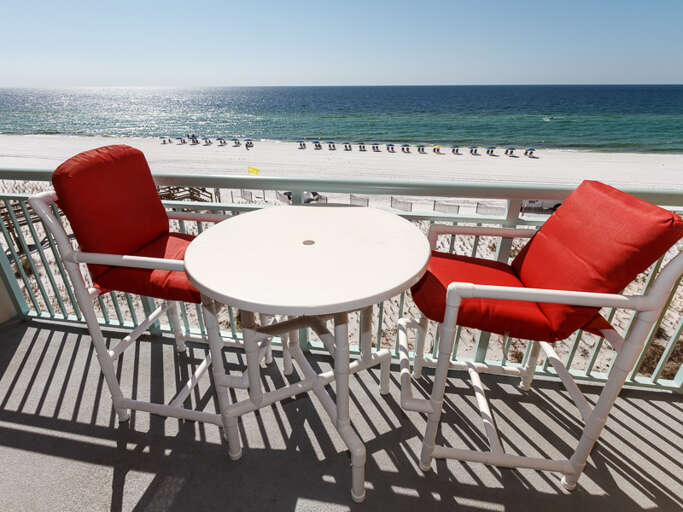 A lovely private balcony