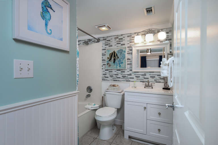 We love the coastal vibes in this unit