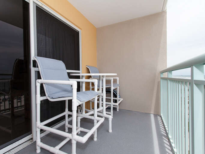 Comfortable balcony furniture so you can get the most out of the view!