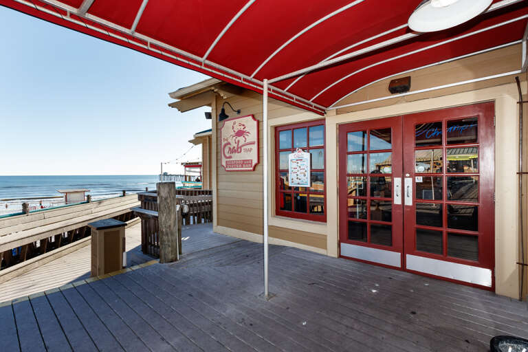 Enjoy beautiful views of the Emerald  Coast while dining! Enjoy beautiful views of the Emerald  Coast while dining!