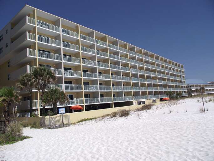 Nothing at all in between you in your actual condo and the waters of the Gulf.