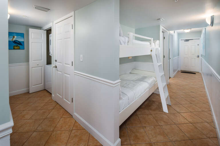 Great space for children, convenient bunk bed space