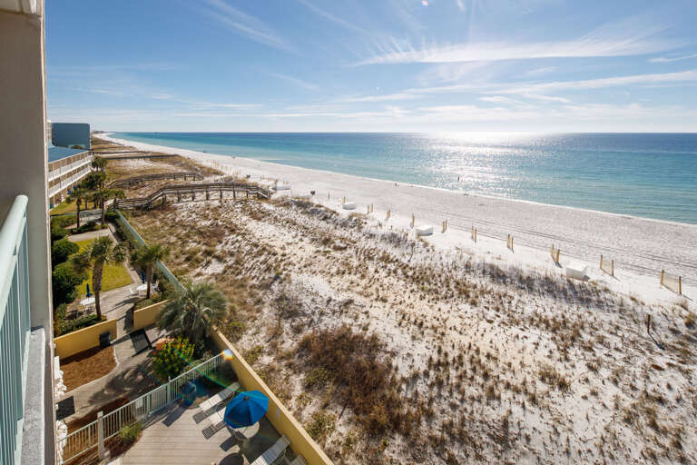 You can see emerald water &n white sugary beaches for miles!