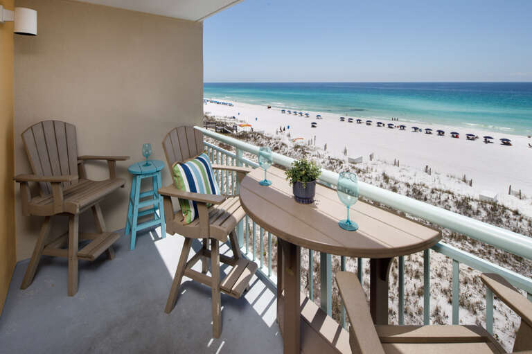 Dolphins are spotted almost daily.  Don't forget to bring binoculars. 