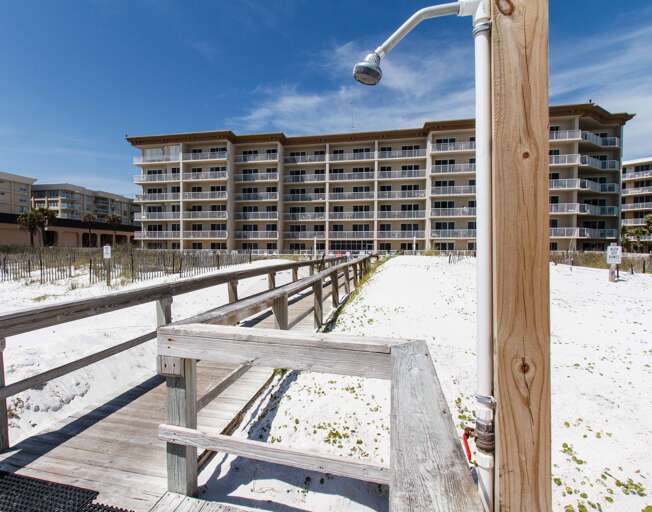 Look how close you are to that sugary sand!