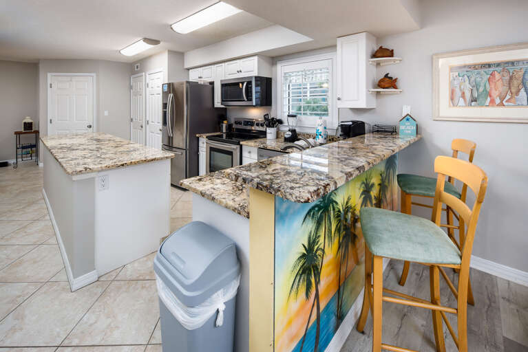 Look at that art work, beachy vibes throughout the unit! 