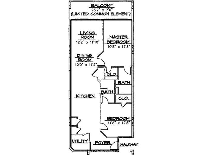 Floor plan for room #101.