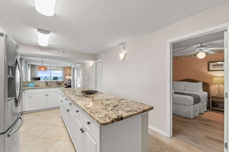 Your family chef will love this extra long island!