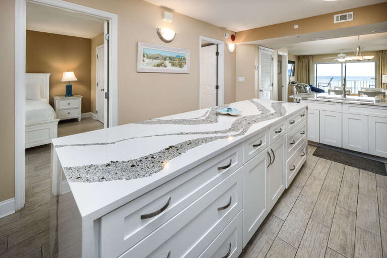 The family chef will love this extra spacious island  The family chef will love this extra spacious island