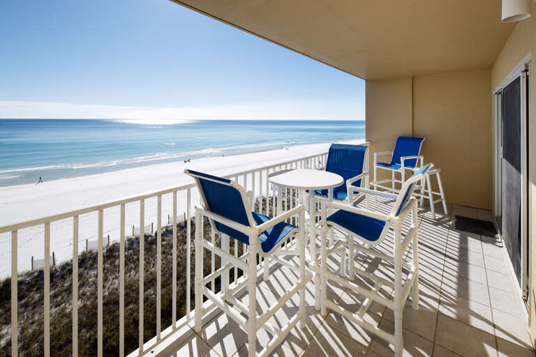No more looking through the railing, these chairs will provide you with the best possible view!