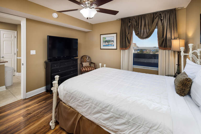 TV for entertainment and a window for Florida sunshine!