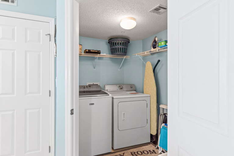 In unit washer and dryer for all your laundry needs