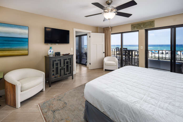 Direct access to balcony from master bedroom.