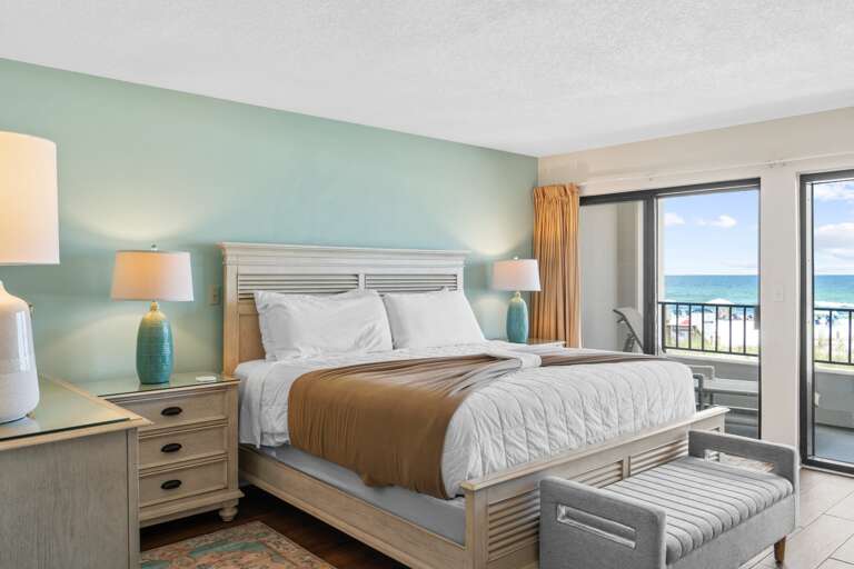 Master bedroom RIGHT ON THE GULF!