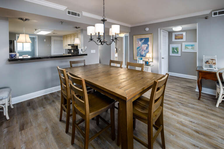  Dining table-BISTRO height, coastal feel room for 6