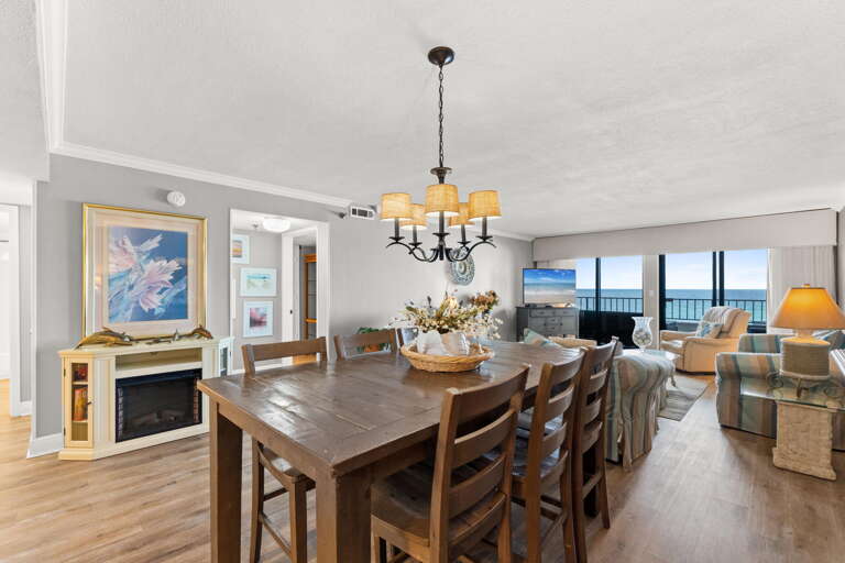 Dining table-BISTRO height, coastal feel room for 6