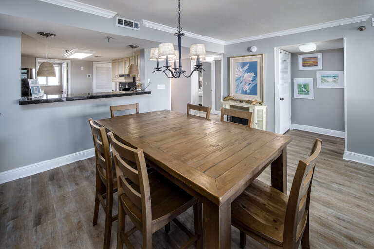 Dining table-BISTRO height, coastal feel room for 6