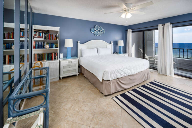 Tiled master is a great amenity.